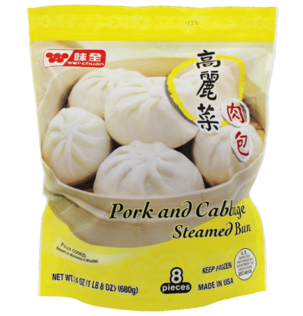 Wei-Chuan Fully Cooked Cabbage & Pork Bun